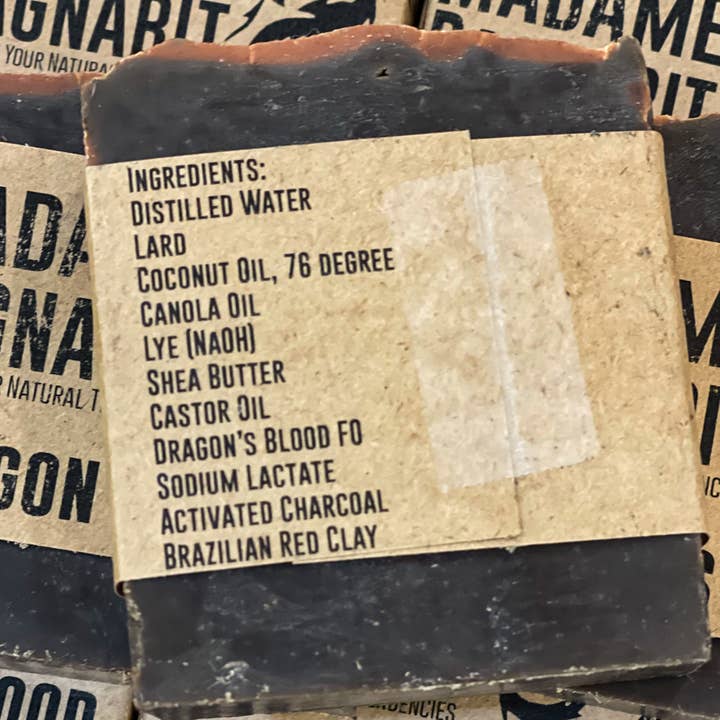 Madame Bagnabit - Wholesale Bar Soap - Dragon's Blood soap bar1
