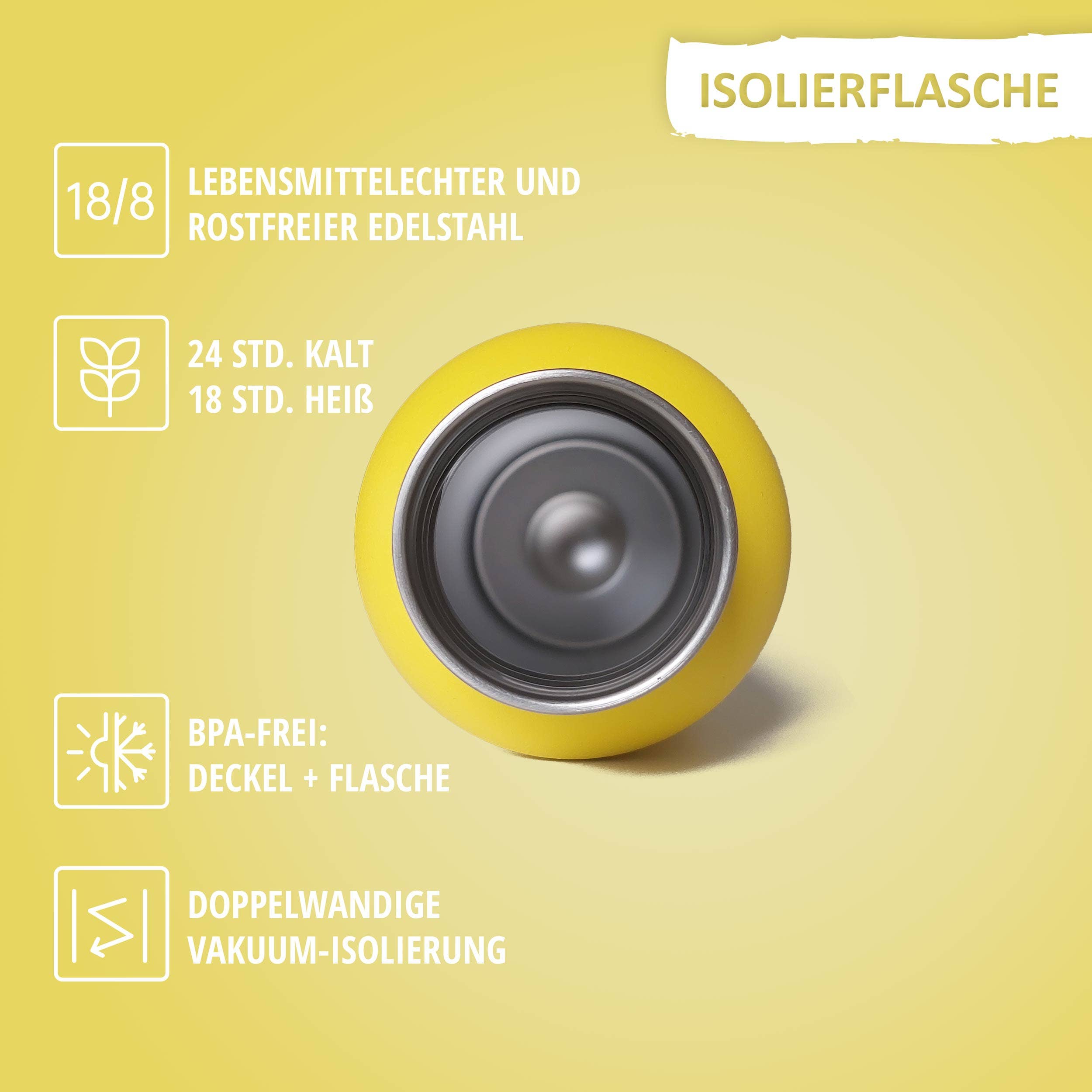 Brandt & Rieck GbR – Garrafa de água por atacado – Garrafa térmica para água 650 ml para atividades ao ar livre3