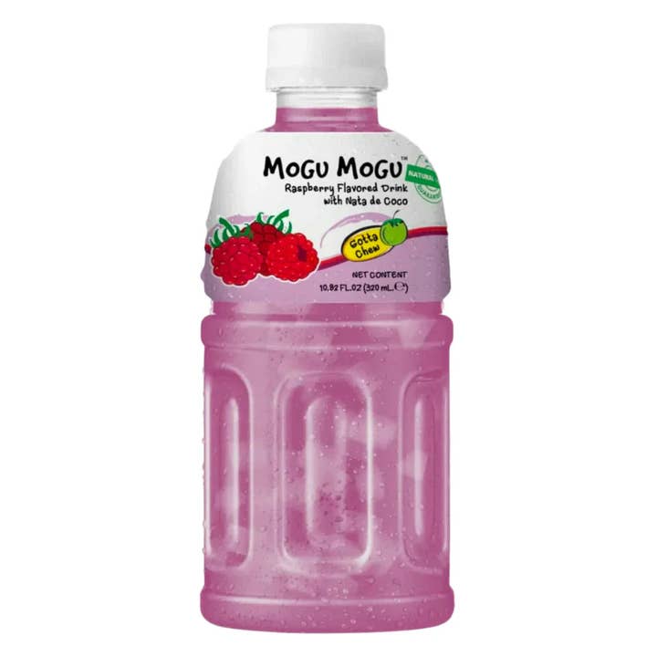 Mogu Mogu Raspberry Nata de Coco 320ml for wholesale by Global Bite Co