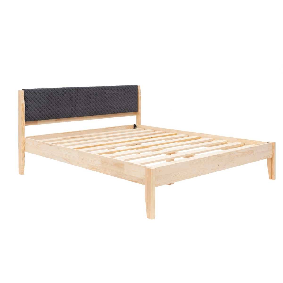 Deholzwart GmbH - Wholesale Bed - İstanbul model wooden bed single pine wood- NATURE1