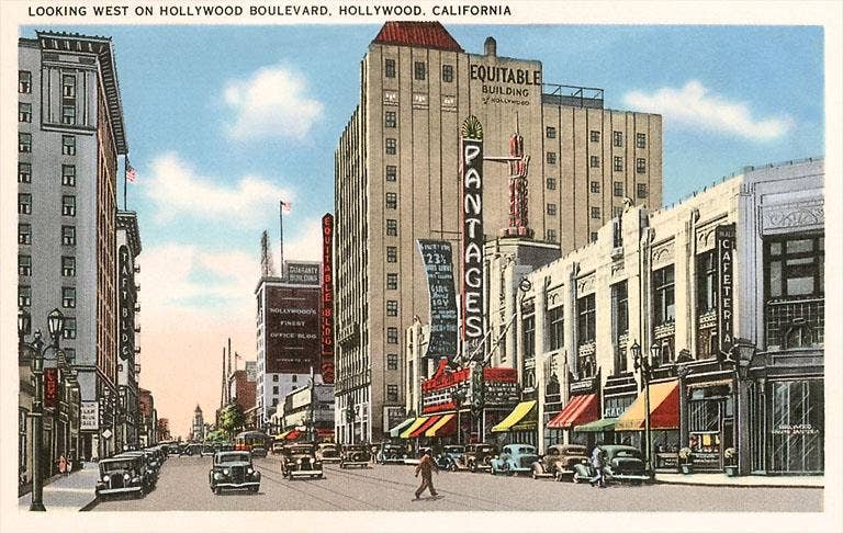 Found Image Press - Wholesale Magnet - Magnet LA-339 Hollywood Boulevard0