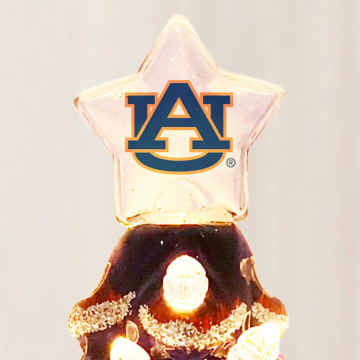 Santa’s Workshop Inc. - Wholesale Christmas Decoration - 6.5" Auburn Xmas Tree Nite Lite