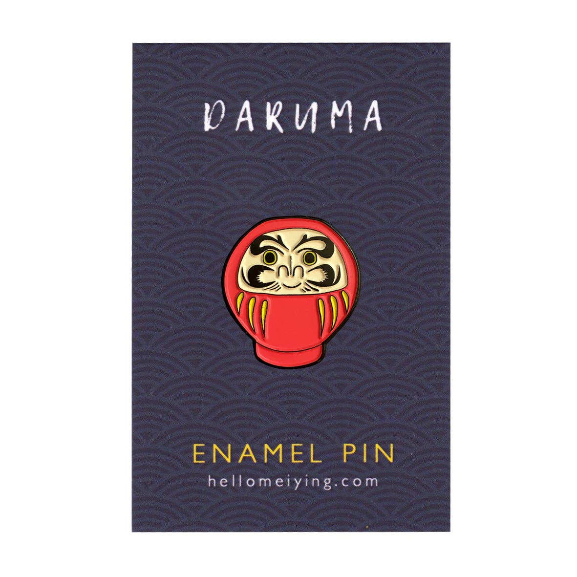 Lydia Meiying – wholesale Lapel pin/button – Daruma - Enamel Pin1