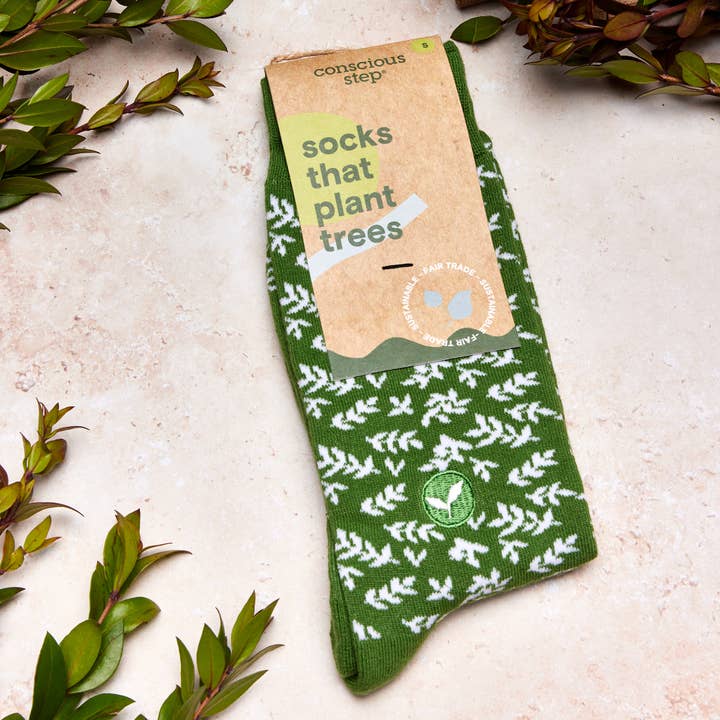 Conscious Step - Wholesale Socks - Unisex - Socks that Plant Trees (Green Branches)3