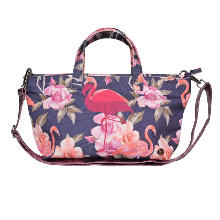 Shopper XS Flamingo-cs en azul noche para venta al por mayor de cute stuff GmbH