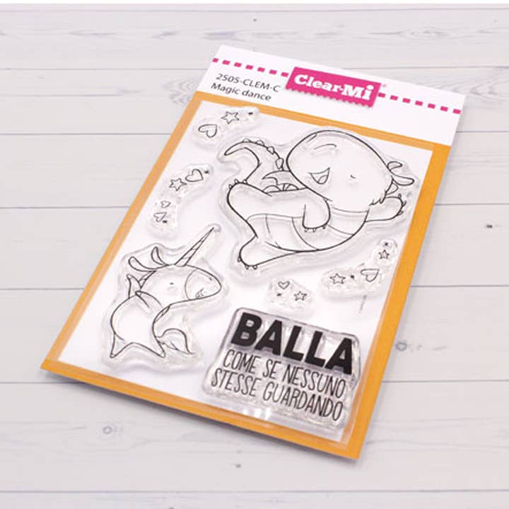 Magic Dance transparent polymer stamps for wholesale by Impronte D'Autore