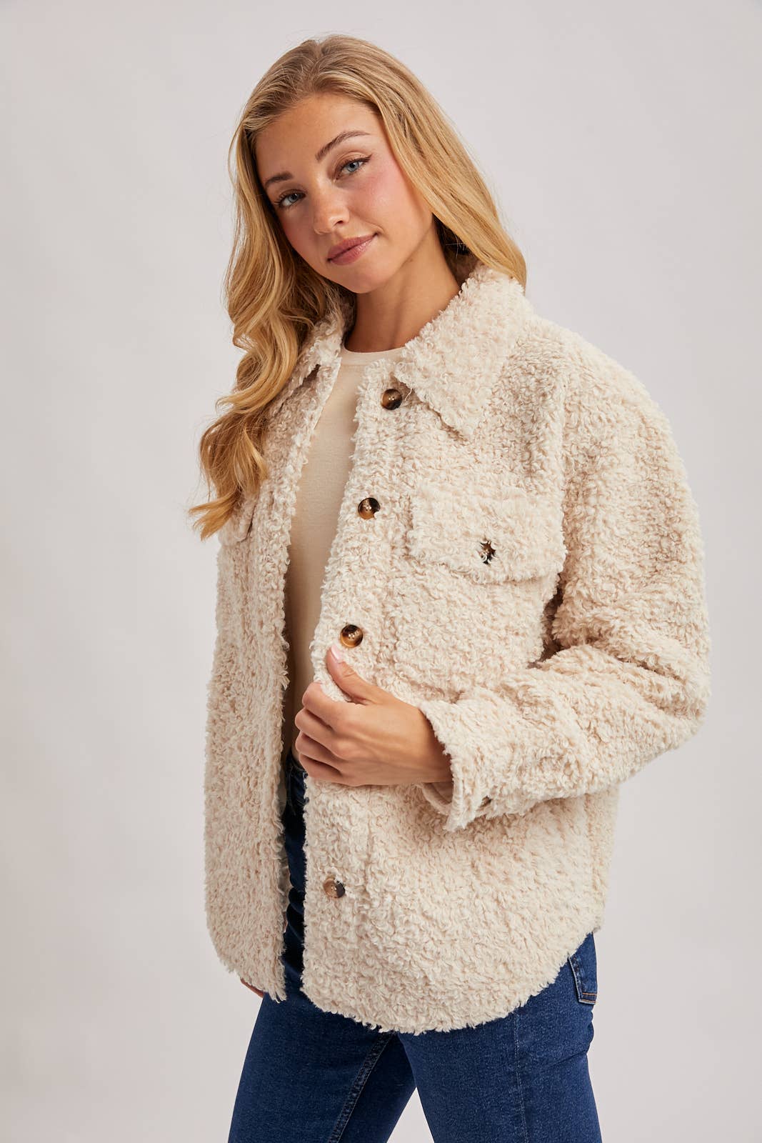 Bluivy - Wholesale Jacket - Women's - BOUCLE WOVEN JACKET16