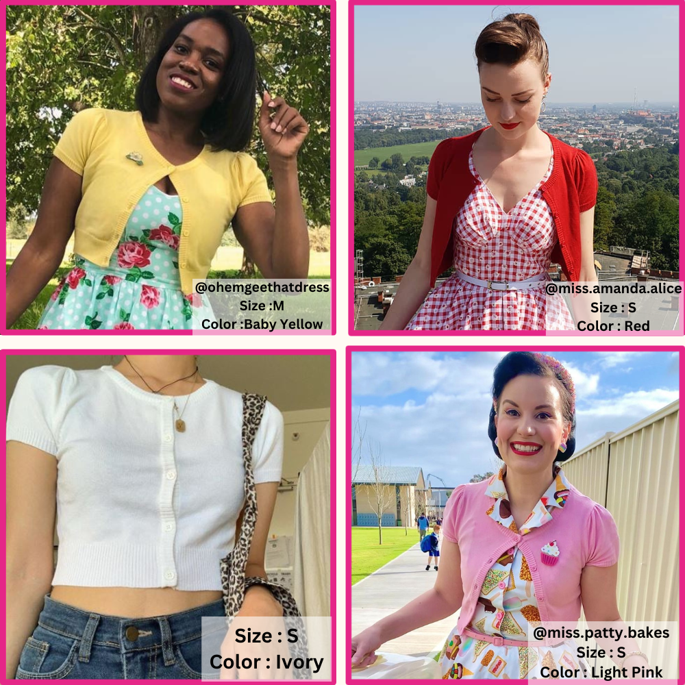 Mak - Vente Cardigan – femme - Cardigan court à col rond à manches courtes CB053657