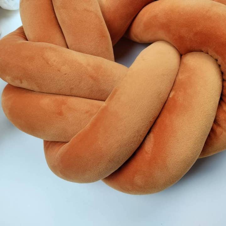 SUF Products LLC - Wholesale Throw/Decorative Pillow - Knot Pillow In Spiral Shape Is 15 X 15 X 4 Inches5