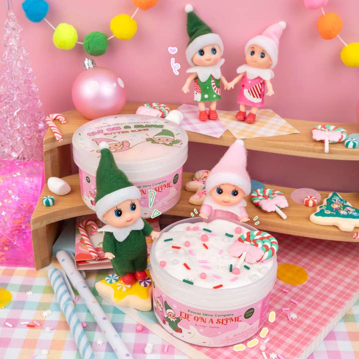Kawaii Slime Company - Wholesale Putty/slime – Child - Elf on a Slime Butter Signature Dome™ Slime (4pcs/case)5