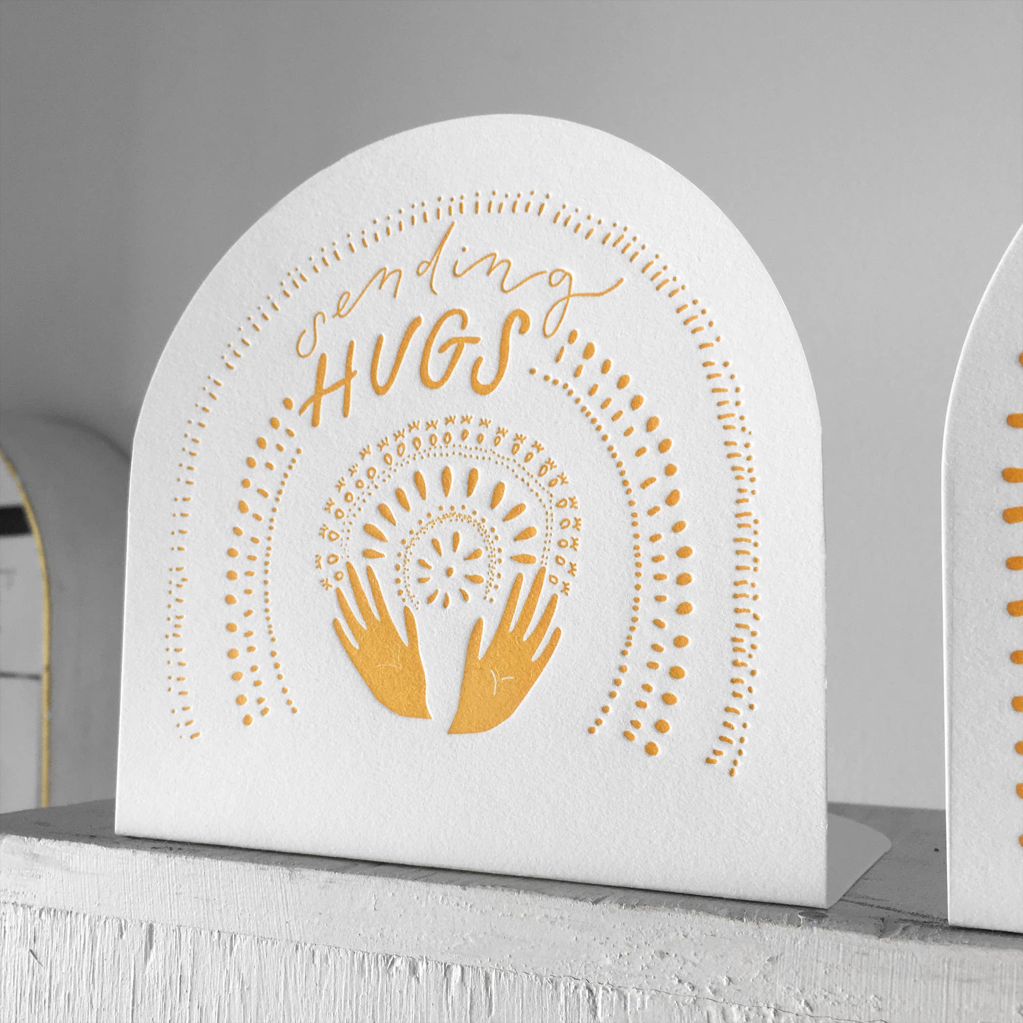 THE LITTLE PRESS - Wholesale Everyday Greeting Card - Sending Hugs Greeting Card1