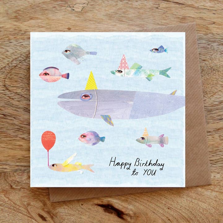 Paperwhale Cards & Paper Goods - Wholesale Birthday Card - Birthday Fish Card1