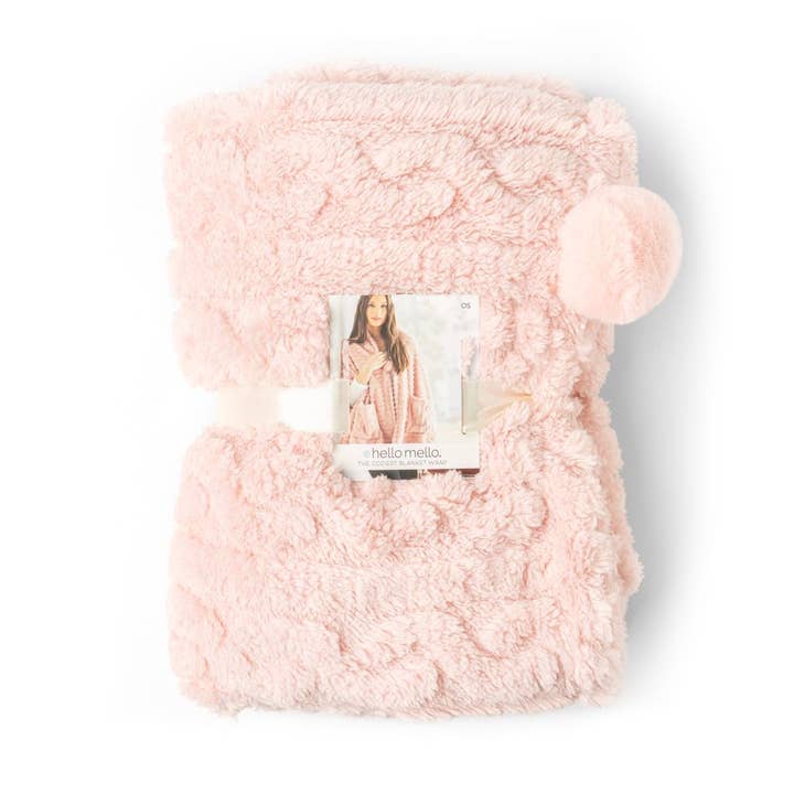 DM Merchandising - Wholesale Poncho - Women's - The Coziest Blanket Wrap by Hello Mello Open Stock