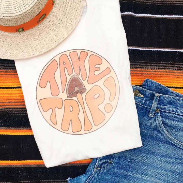 Take a Trip Tee Graphics Tee for wholesale by Mamie Ruth