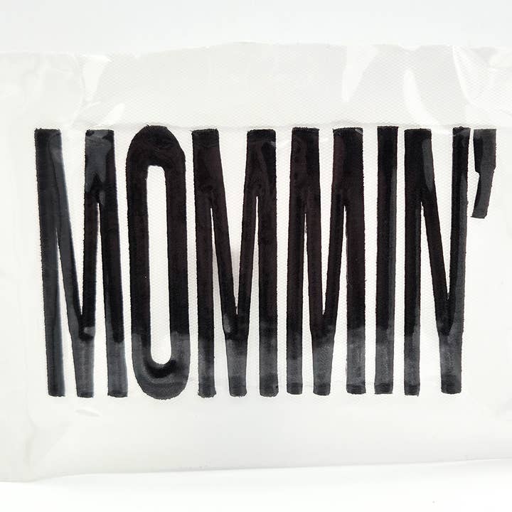 MOMMIN' PUFF Embroidered HAT/POCKET Patch for wholesale by Trendy Transfers