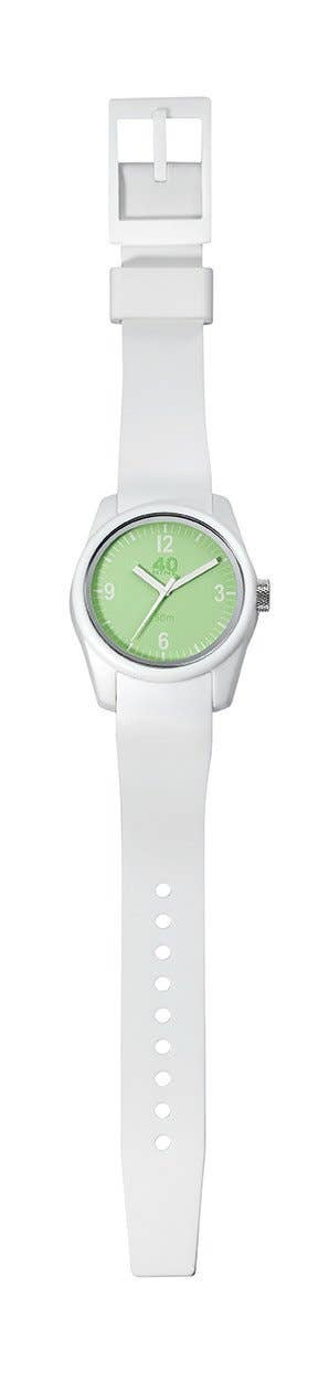 40Nine – Engroshandel Armbåndsur - Dame – Grundlæggende 40N2.4.2L damer 35mm Watch - grøn urskive - hvid1