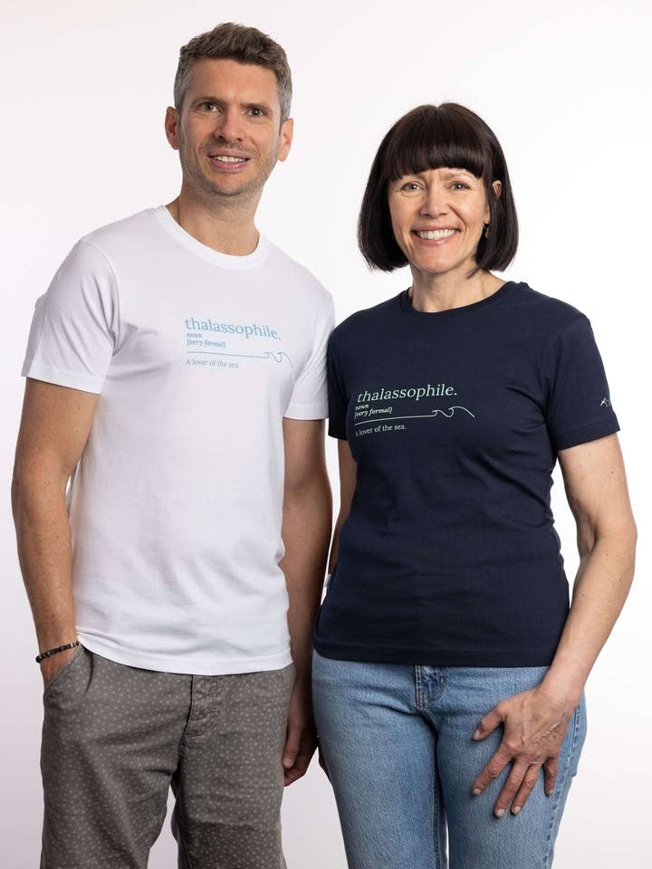 Thalassophile T-Shirt for Sea Lovers in Organic Cotton for wholesale by Creek Lifestyle