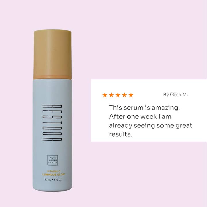 Restoor Skin Essentials - Wholesale Facial Serum/Concentrate - Vitamin-C Brightening Serum4