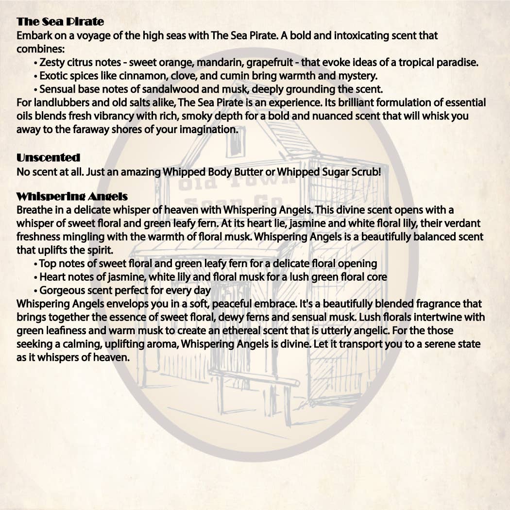 Old Town Soap Co. - Vendita all'ingrosso Scrub/esfoliante per il corpo - Scrub Zucchero Montato50