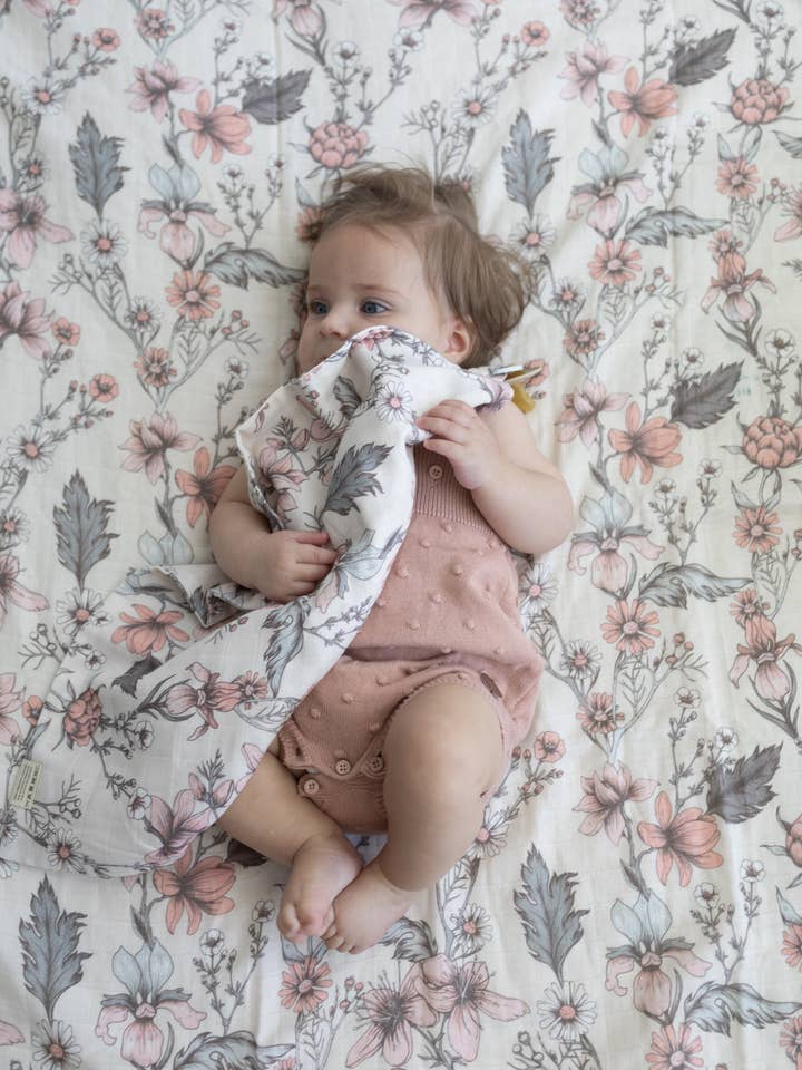 Dreamy Floral Lovey for wholesale by Little Threads