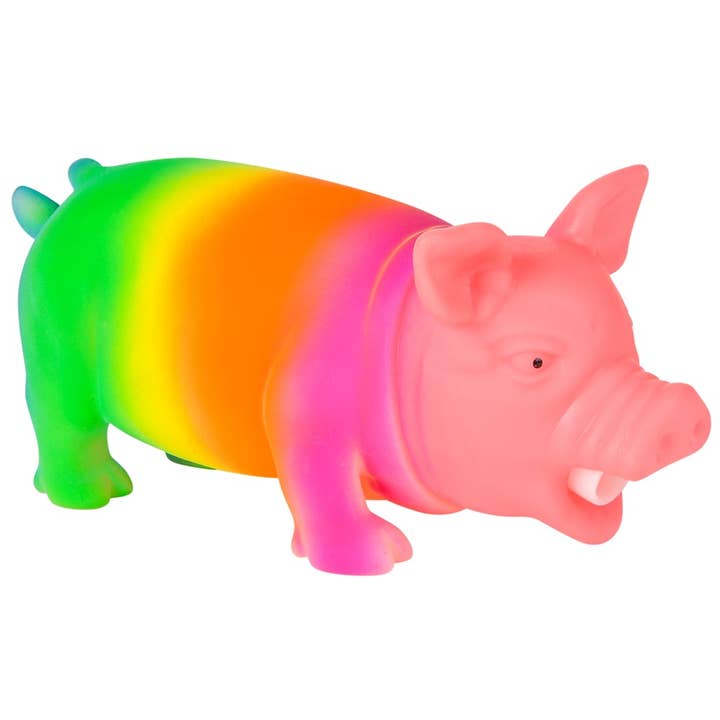 La Luna Bella - Toys - Wholesale Classic Toy - Kids - 8" SNORTING RAINBOW PIGS LLB kids toys