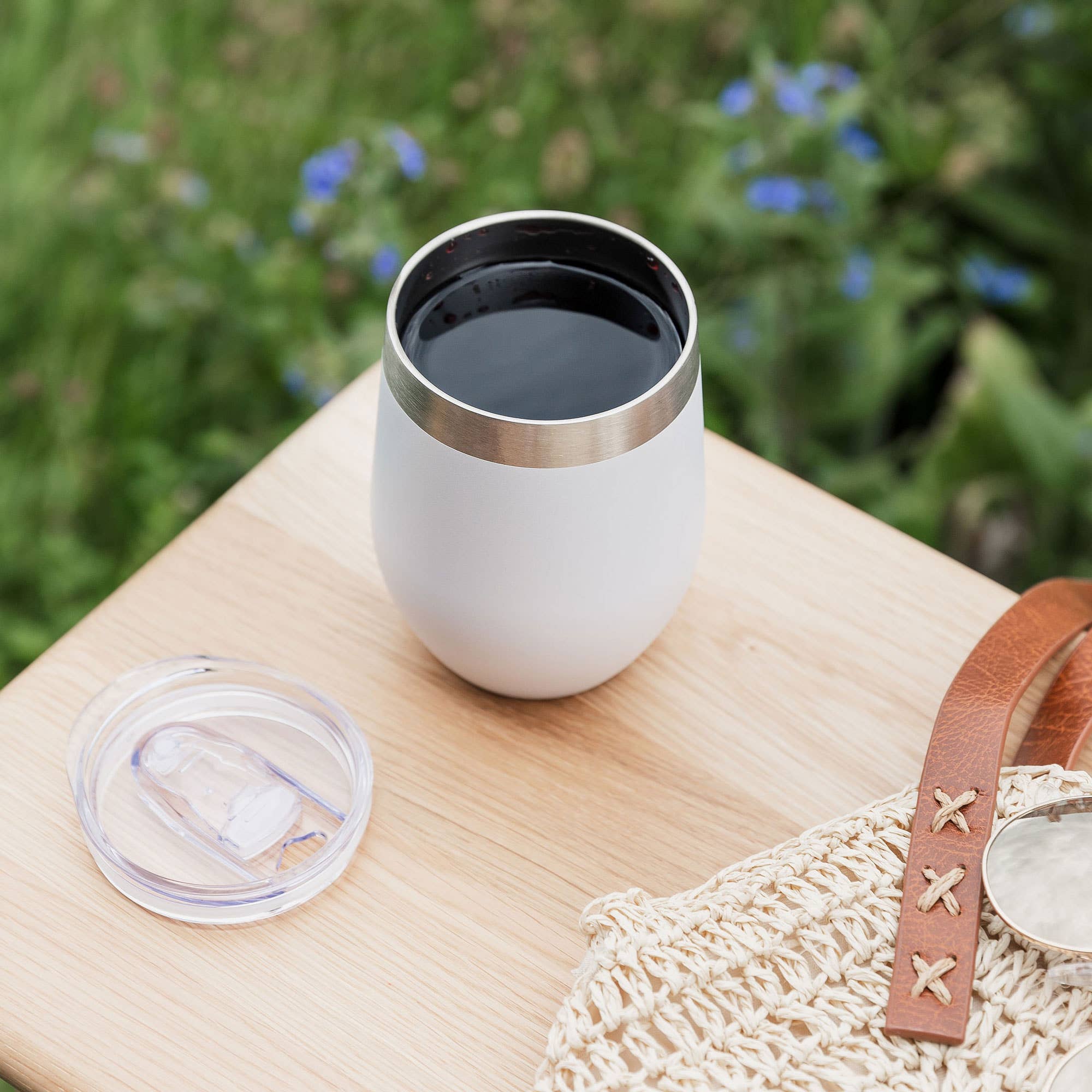 UBERSTAR – wholesale Insulated mug/tumbler – Insulated Travel Wine Tumbler with Lid 350ml (12oz)10