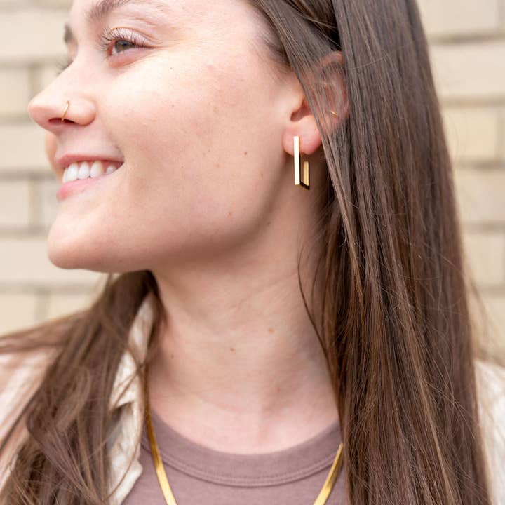 Spiffy & Splendid - Vente Collier maille et chaîne - Chaîne à chevrons dorée de luxe, 20 po13