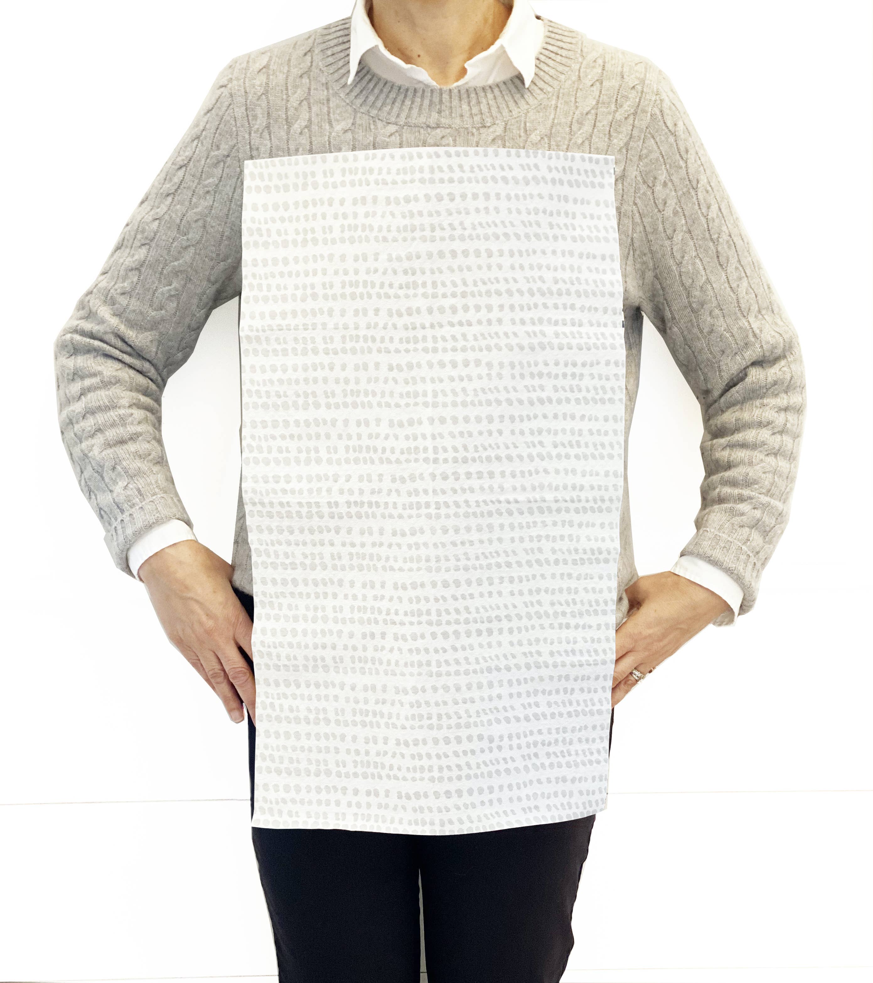 NEATGOODS, LLC. - Wholesale Disposable Napkin - Stylish Disposable Adhesive Napkins/Bibs | 100-Count Box0