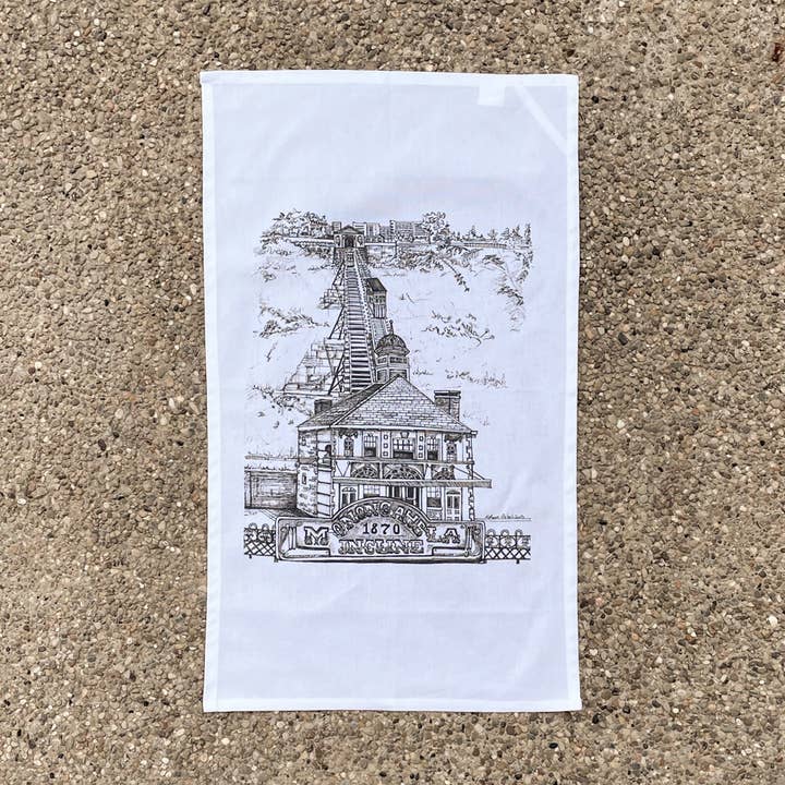 Monongahela Incline Towel for wholesale by KLoRebel Art Co.