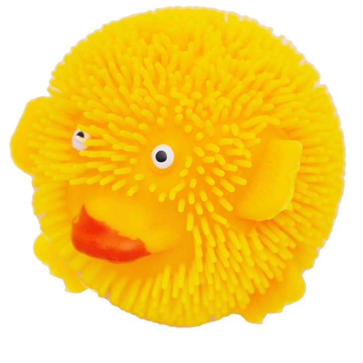 Cap Zone - Wholesale Squishy Toy - Kids & Baby - Spiky Puffer Animal LED Light-Up Squishy Ball