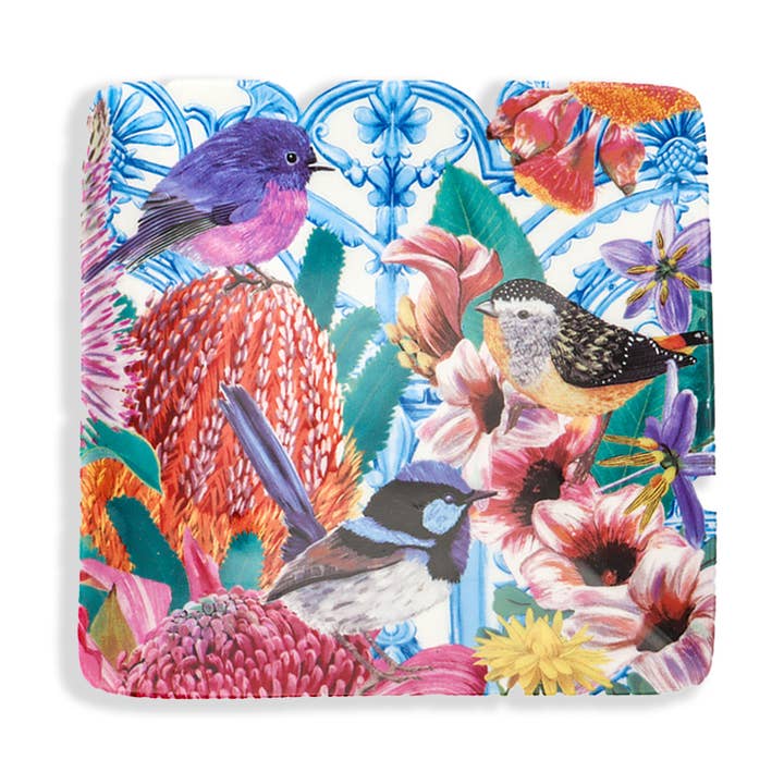 Square Trinket Tray Enchanted Garden for wholesale by La La Land