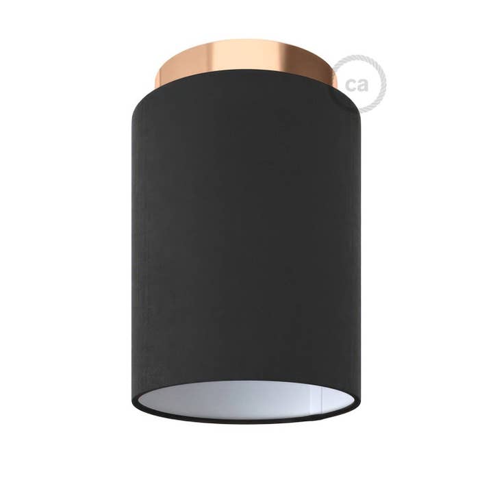 Fermaluce Metal avec abat-jour Cylindre, lampe murale pour la vente par LIGHTINUP S.R.L.
