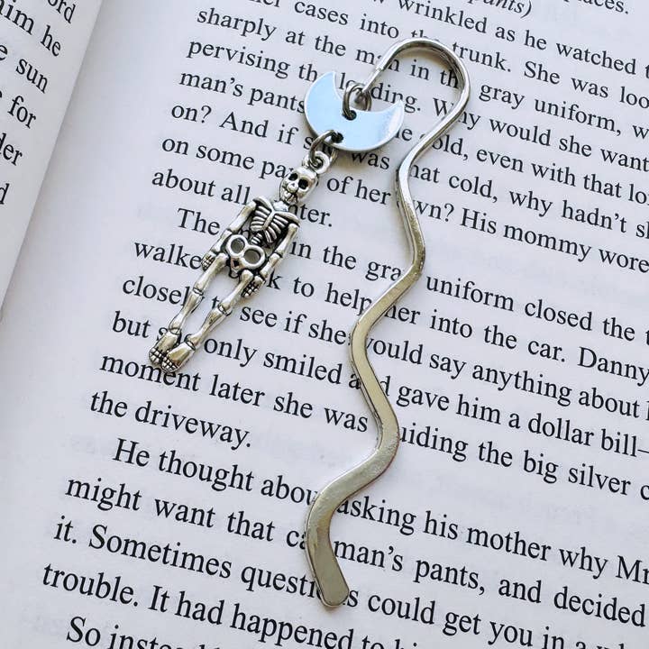 Skelet Bedel Boekenlegger voor Boekenliefhebbers en Leraren #2 voor wholesale door Same Sunset Design