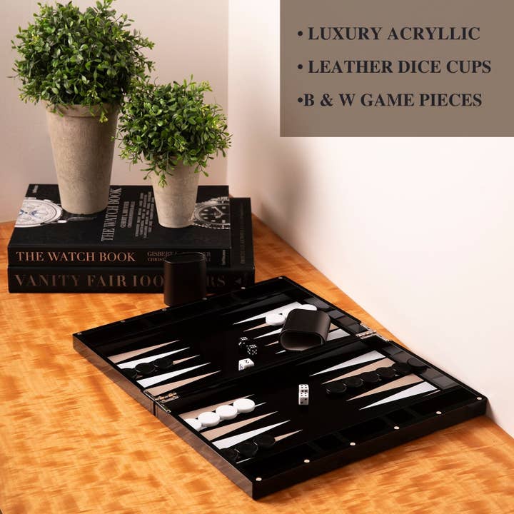 BeyBerk International - Wholesale Board Game - Acrylic Backgammon Set17