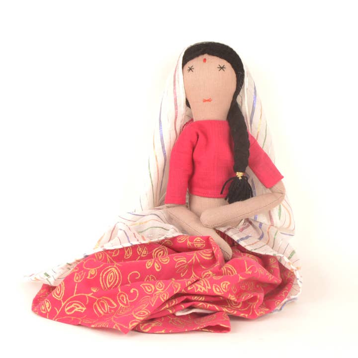 Banno Handcrafted Indian Lehenga Doll and other Purchase Wholesale lehenga choli. Free Returns & Net 60 Terms on Faire trending on Faire.