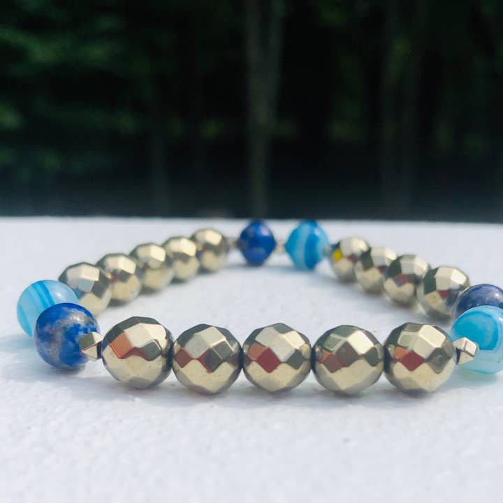 Bracciale Truth, Bracciale Lapis, Bracciale in pirite per la vendita all'ingrosso da parte di Stone+Sage