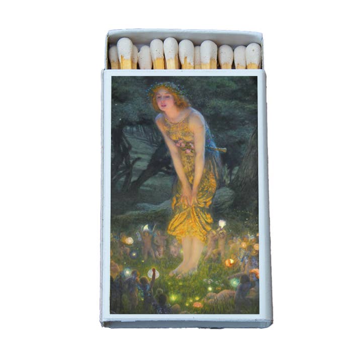 Art Midsummer Eve Matchbox • Candle Acc • Decorative Matches for wholesale by Most Amazing
