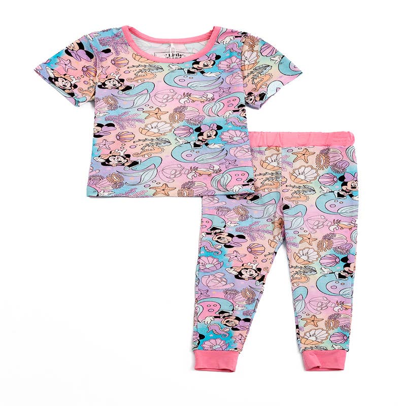Disney Princess Pajamas Girls X-Small 4-5 Short Sleeve Shirt Shorts CUTE PJ  Set