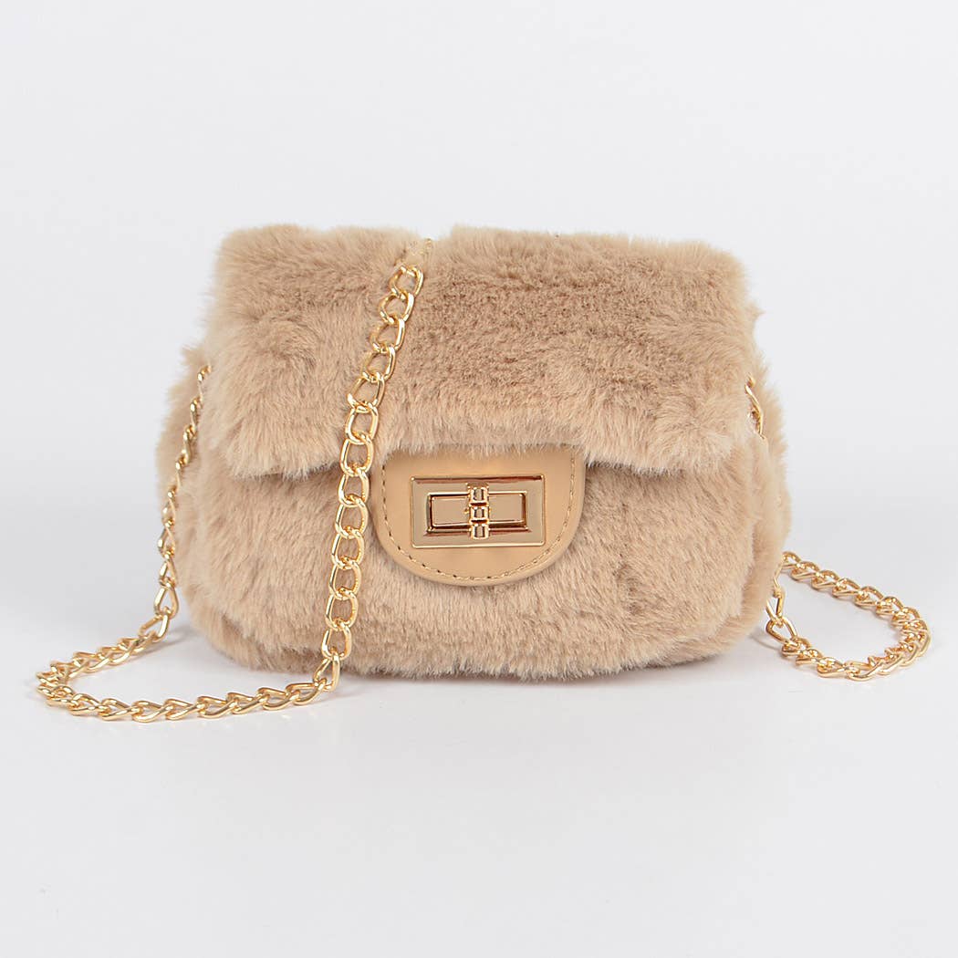 3AM BY H&D ACCESSORIES - Wholesale Crossbody Bag - Women's - Faux Fur Mini Bag6