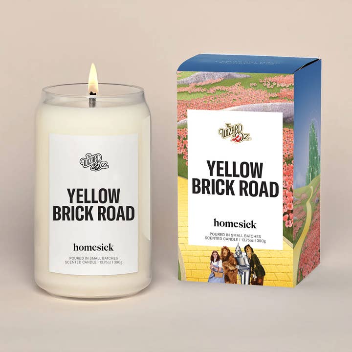 Yellow Brick Road Candle for wholesale by Homesick Candles
