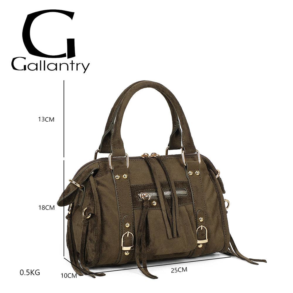 Gallantry – wholesale Shoulder bag – women's – Skyla Small Golden Suede22