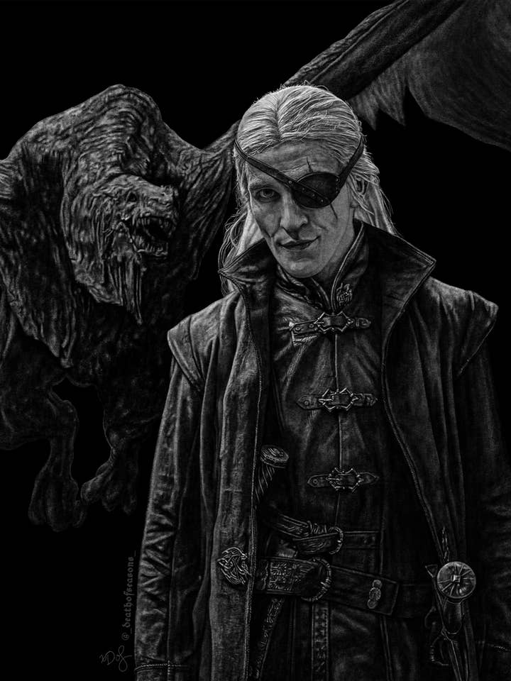 Tirage Le Prince borgne 8,5 x 11 pour la vente par Death of Seasons