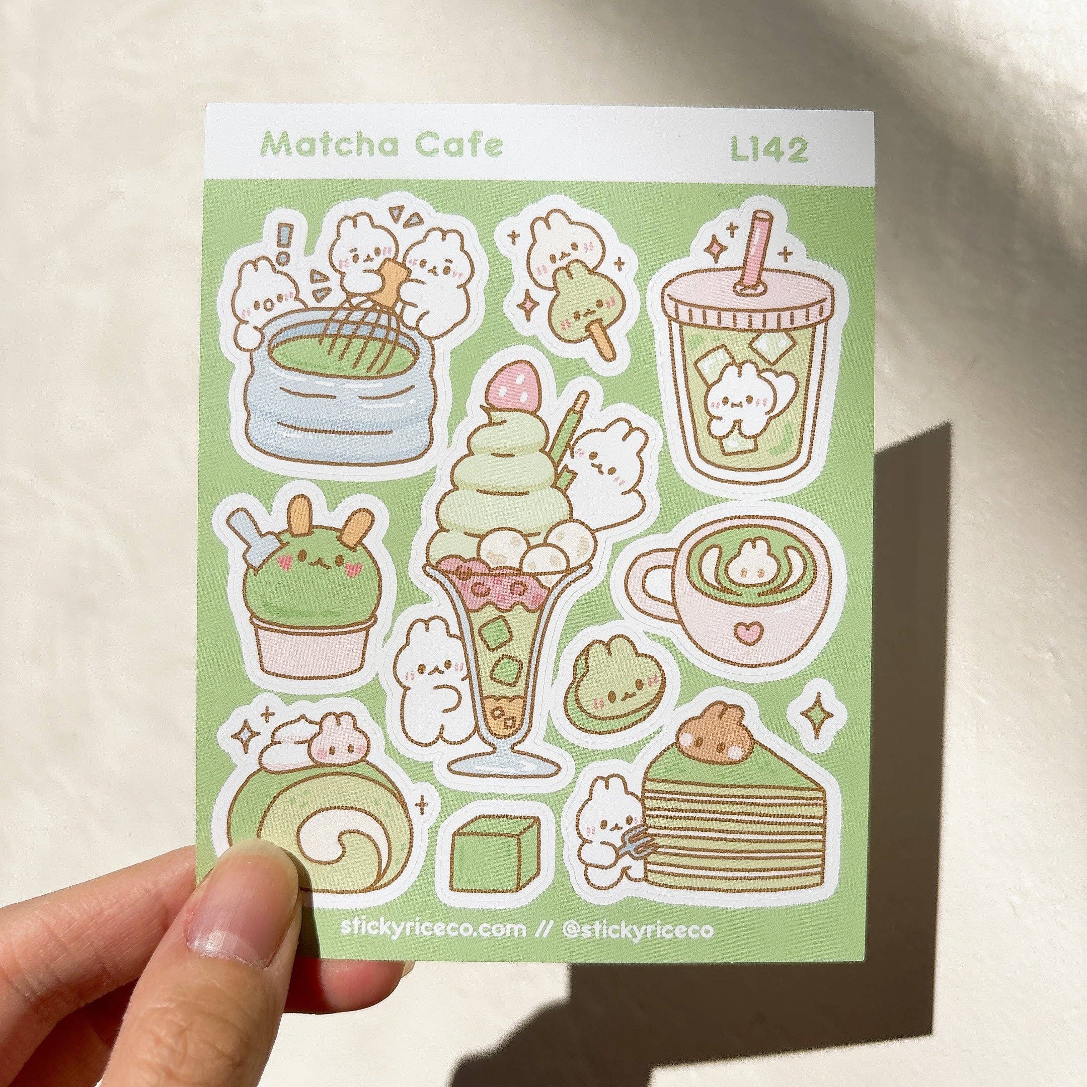 StickyRiceCo - Vente Autocollant - Feuilles d'autocollants mats pour le printemps 202422