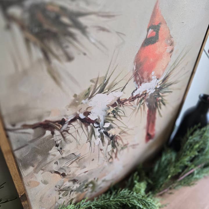 The 19th Collective - Wholesale Wall Sign - Cardinal Framed Art Print - Canvas Print4