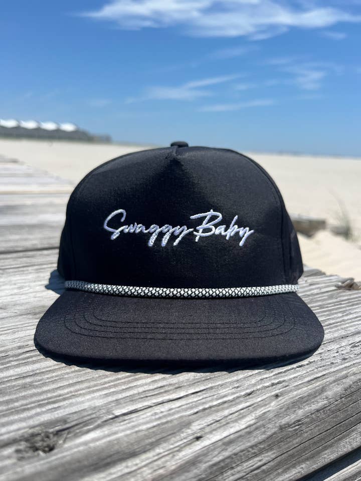 Hydro Hat BLACK for wholesale by Swaggy Baby Apparel