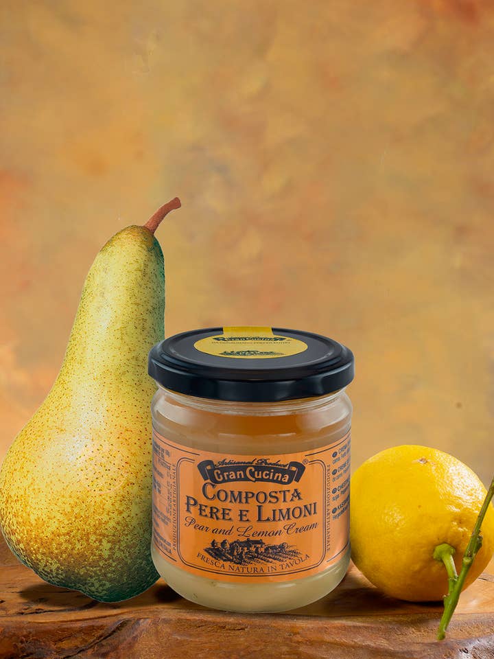 Pear & Lemon Preserve 220g for wholesale by TAB GREEN LINE SRL (Gran Cucina)