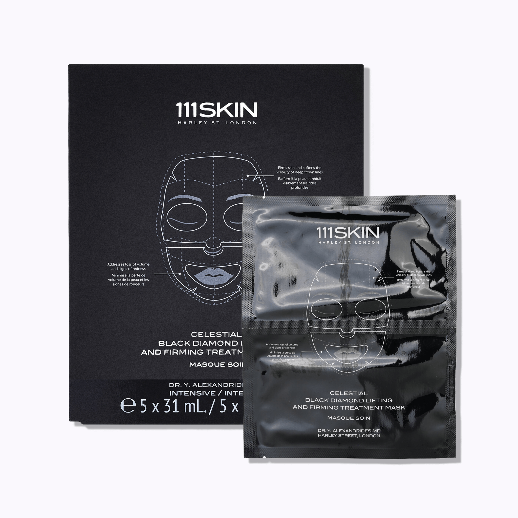Dermstreet - Wholesale Skincare Face Mask - 111SKIN Celestial Black Diamond Lifting and Firming Face Mask1