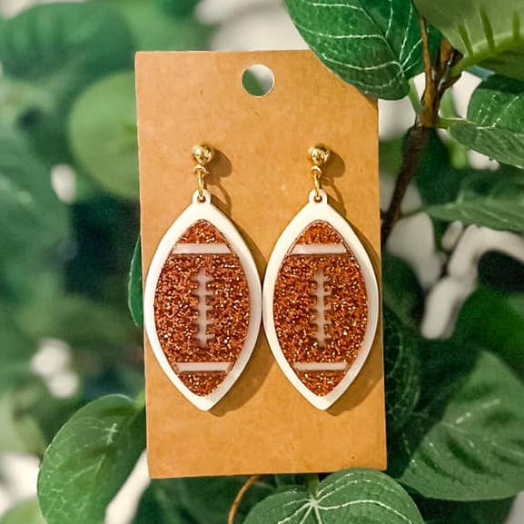 Football School Spirit Earrings for wholesale by Hometown Co. Wholesale