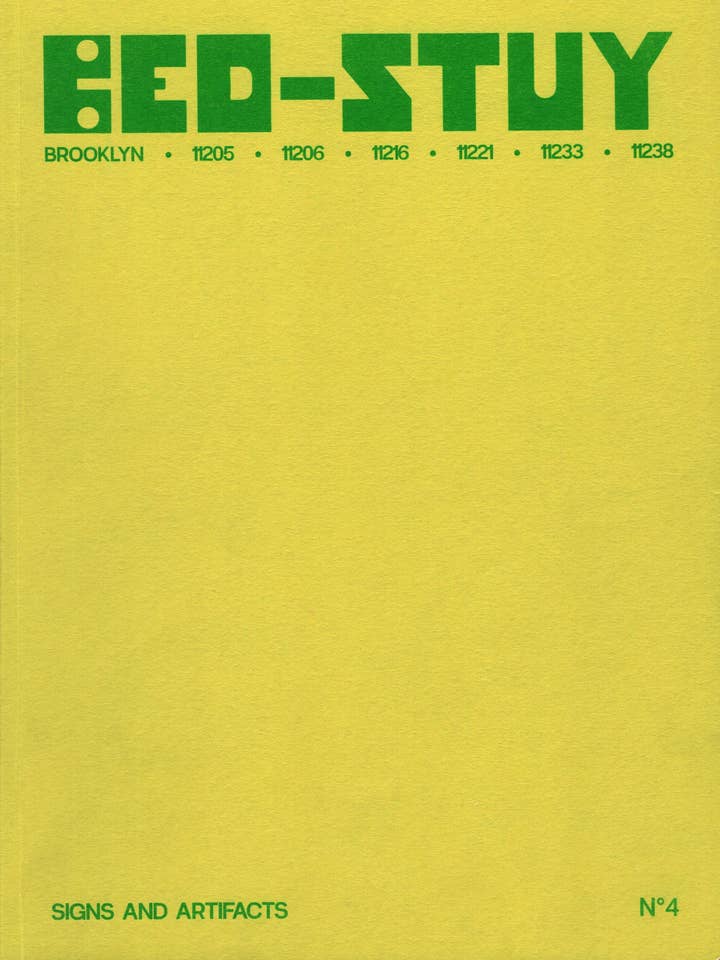 Signes et Artéfacts : Bed-Stuy pour la vente par Secret Riso Club