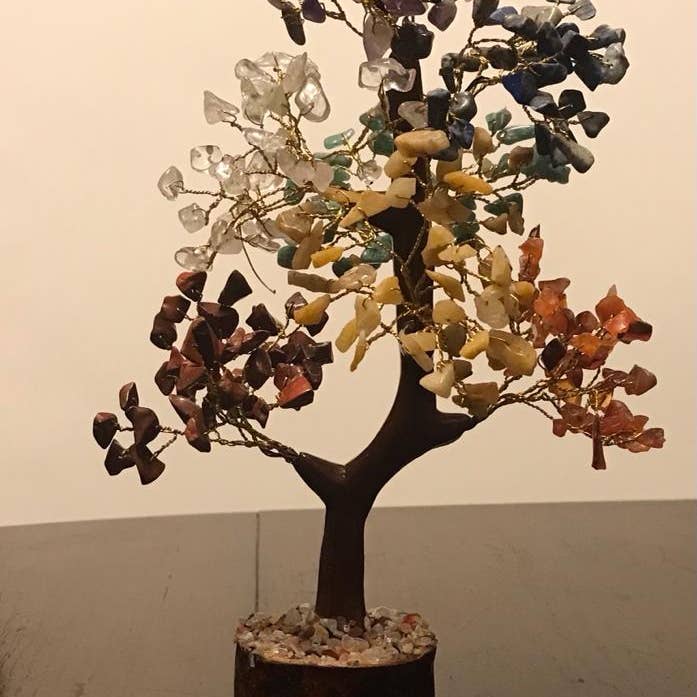 jiomind - Wholesale Spiritual Stone/Crystal - 7 Chakra Crystal Tree, 7 Chakra Gemstone Tree (300 chips)3